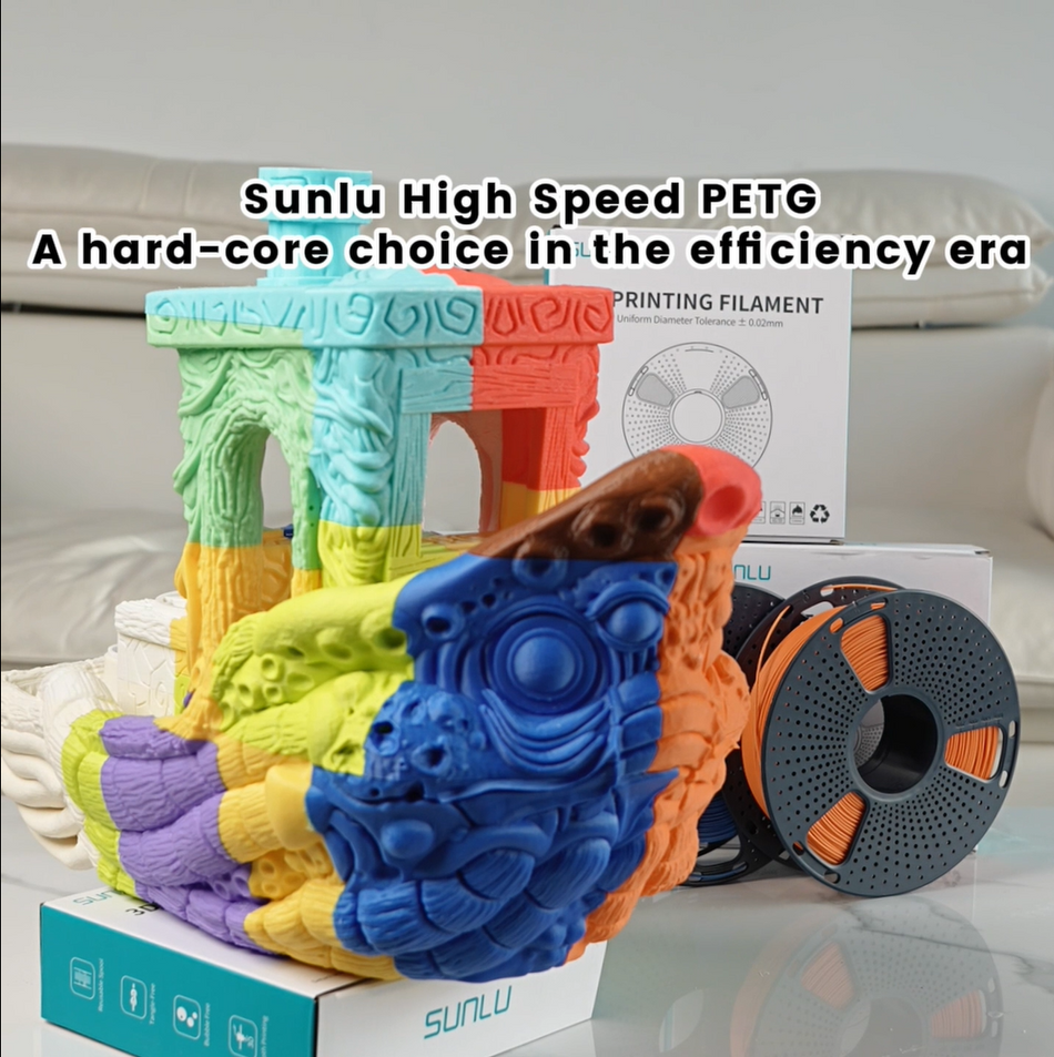 [MOQ: 3KG] Filamento per stampante 3D PETG opaco ad alta velocità 1KG