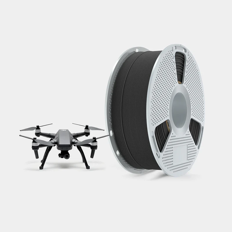 15% Off - Offerta Flash di 7 Giorni | Filamento per stampante 3D in fibra di carbonio Nylon-12 (PA12-CF) 1 kg