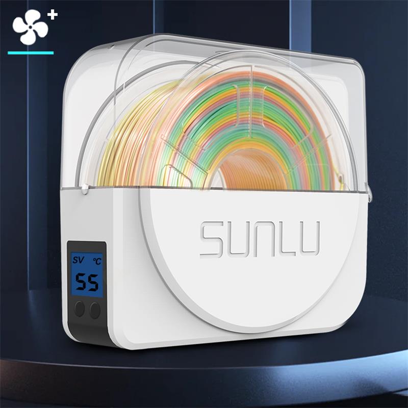 Sunlu S1 Plus, essiccatore di filamenti e confezione di filamenti Pla